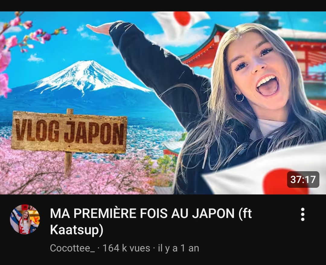 Tous les mois le même vlog pour tout passer en frais de société. J'ai rien contre eux mais faut arrêter de forcer avec le Japon, on a compris c'est bon