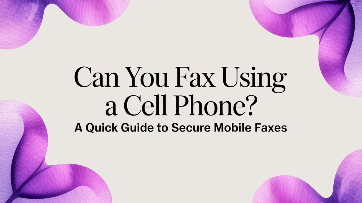 faxzencom's tweet image. Can You Fax Using a Cell Phone? A Quick Guide to Secure Mobile Faxes faxzen.com/blog/can-you-f… #Faxing #MobileFax #SecureFax #TechTips #DigitalCommunication