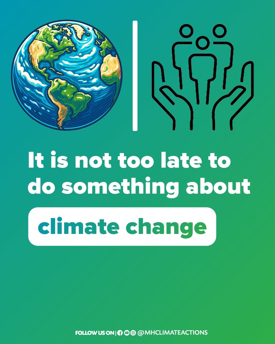 𝐈𝐭 𝐢𝐬 𝐧𝐨𝐭 𝐭𝐨𝐨 𝐥𝐚𝐭𝐞 𝐭𝐨 𝐚𝐜𝐭 𝐛𝐮𝐭 𝐭𝐡𝐞 𝐭𝐢𝐦𝐞 𝐢𝐬 𝐧𝐨𝐰
Climate change is a human issue, affecting lives, livelihoods, and our shared future. Together, our actions today can still protect the planet for generations to come.
#ClimateAction #ActNow