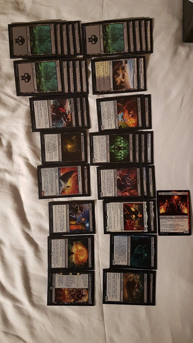 Qualified for the limited Championship with these banger decks in Lyon:
4 colour bombs (sealed) and (close to) mono black wraths (draft).
<a href="/fireshoes/">Robert Taylor🔥</a>