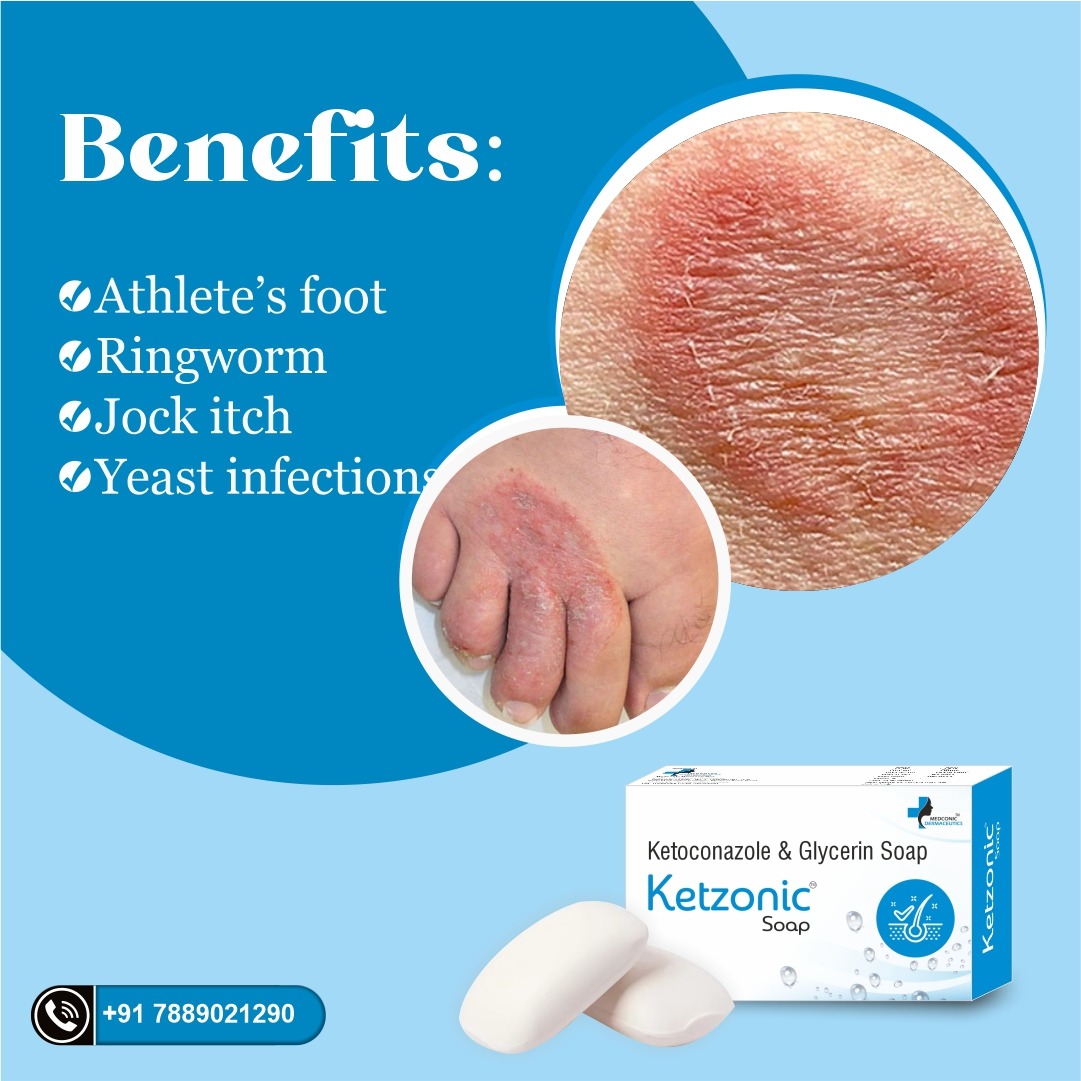 medconicderma's tweet photo. 🧼 KETZONIC SOAP
✔️ Antifungal skin care
✔️ Helps reduce itching &amp; irritation
✔️ Maintains skin moisture
moisture
👉 Derma PCD Pharma Franchise available for Wholesale
For Doctors &amp; MRs
📞 +91 78890 21290
🌐 https://t.co/PLaanW7koO
#skincareroutine #skincaretips https://t.co/TOMQhDkQPd