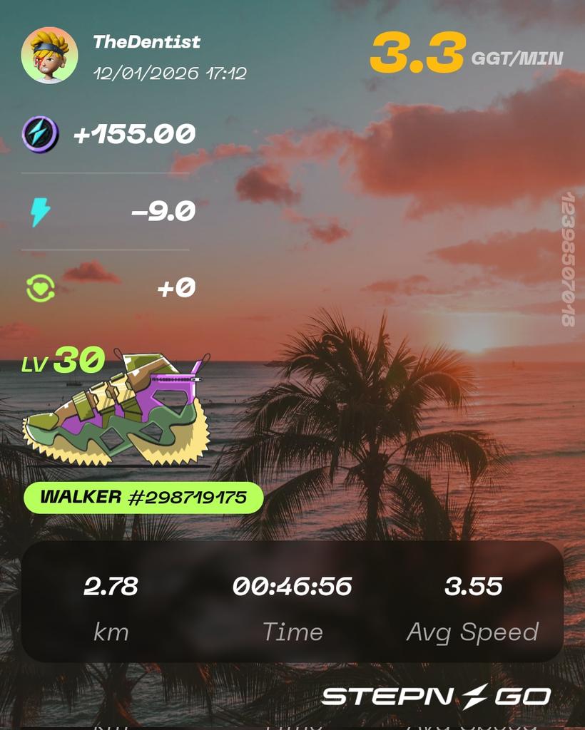 Evening Walk #STEPNGO