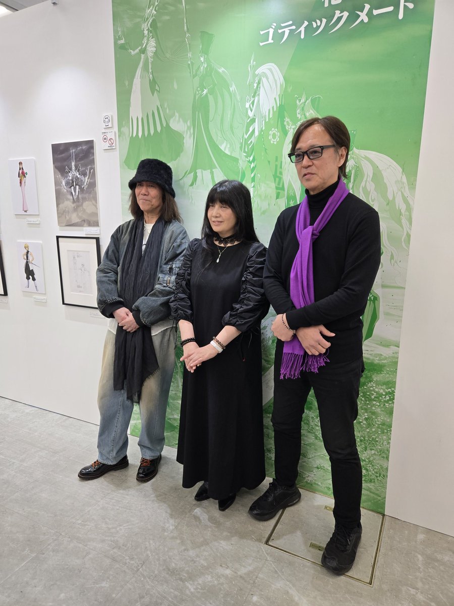 koichitoda51al's tweet image. 永野護デザイン展
最終日ということで目に焼き付けておこうと最後までいたらご本人降臨✨