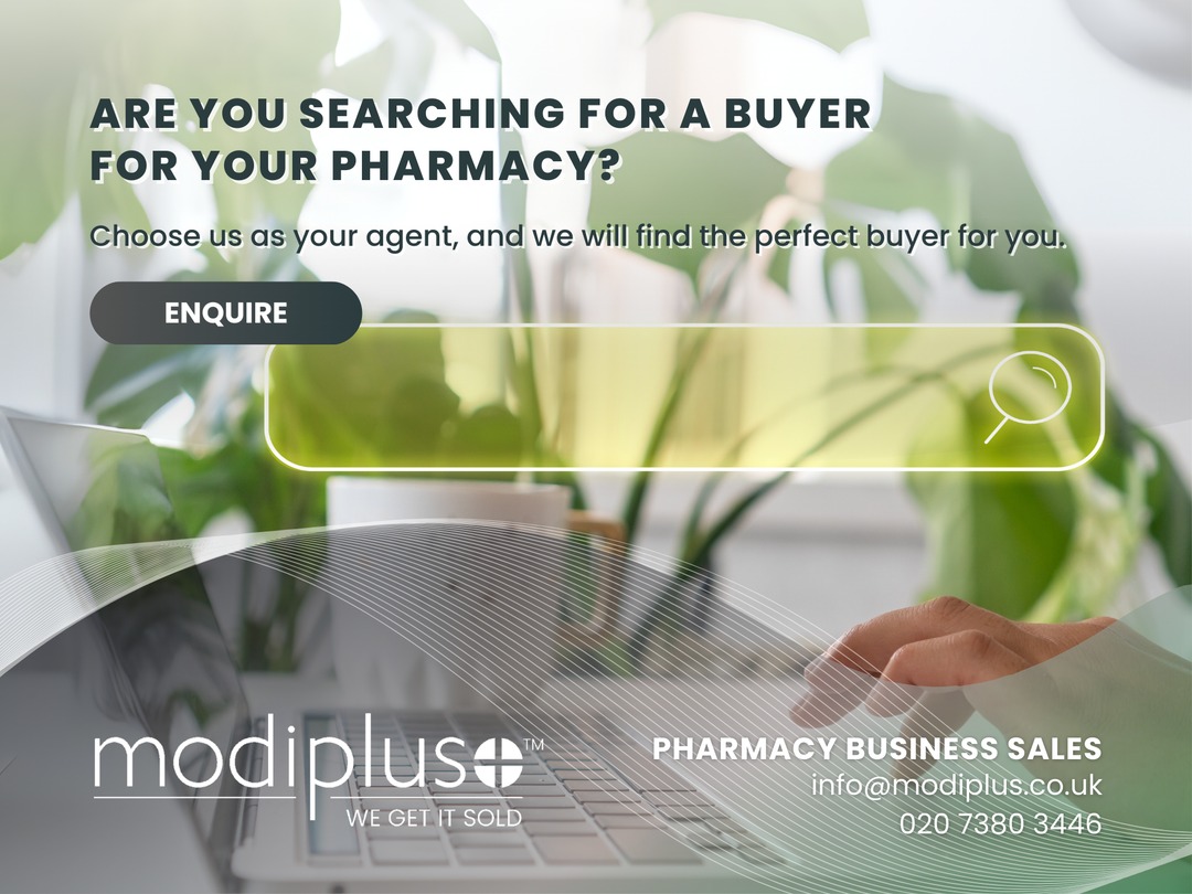 modiplus's tweet image. We will market your pharmacy in confidence and to the pharmacy buyers who are carefully vetted.

Enquire now by clicking on the link below:

modiplus-pharmacysales.co.uk/contact

#PharmacyBusinessSales #CommunityPharmacy #Modiplus