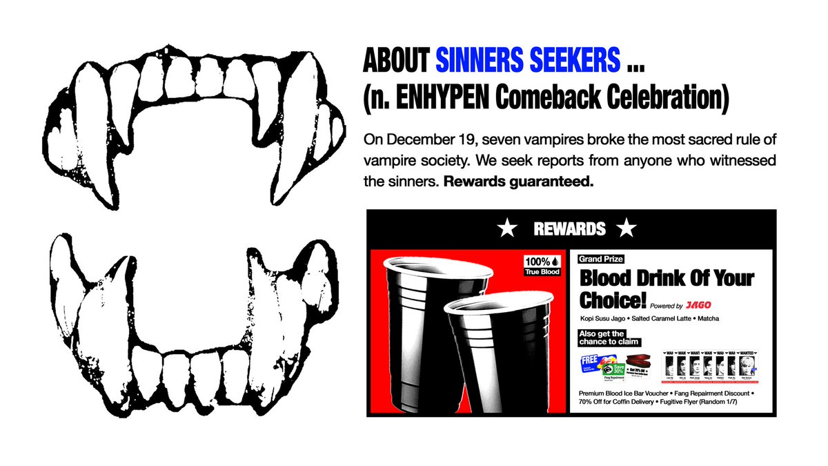 drnkdzd's tweet image. 𝗦𝗜𝗡𝗡𝗘𝗥𝗦 𝗦𝗘𝗘𝗞𝗘𝗥𝗦 🩸
#ENHYPEN Comeback Celebration
Coordinated by @biuedaze @drnkdzd
@painted_cheeks @___canaries @saresvati 

✦ 18.01.2026
✦ Around Blok M
✦ 15.00–16.00 WIB

#SinnersSeekers
#엔하이픈 #THE_SIN_VANISH