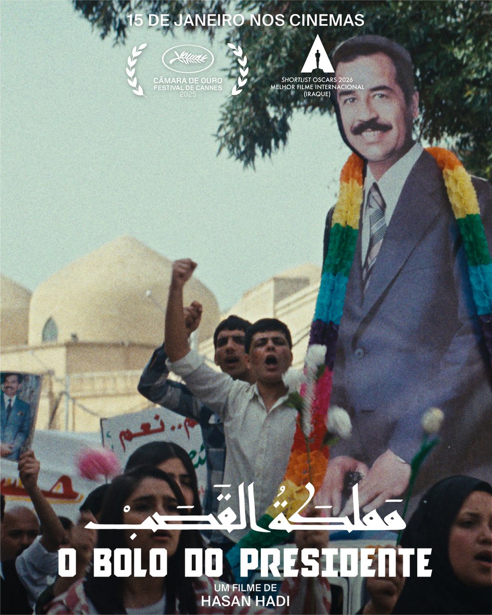 🎬No Iraque dos anos 90, Lamia, uma menina de nove anos, é escolhida para fazer o bolo de aniversário de Saddam Hussein. "O Bolo do Presidente" esta semana em👉 ucicinemas.pt/filmes/o-bolo-…  #obolodopresidente #filmes #estreias