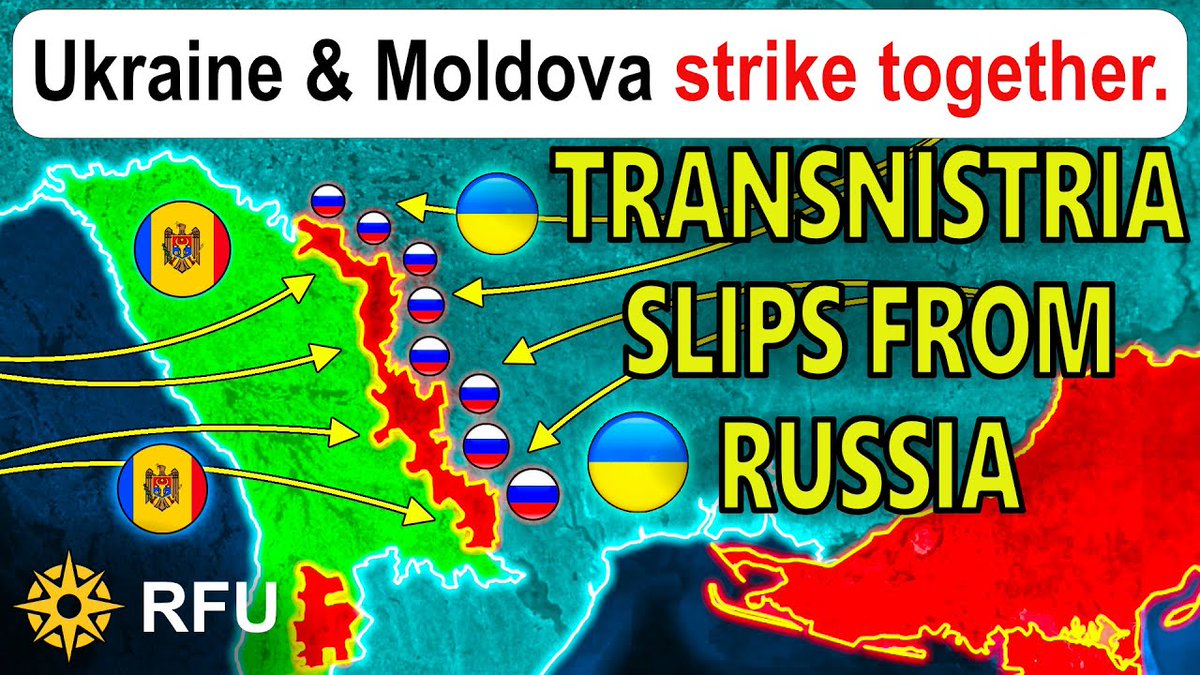 This is huge! The liberation of Transnistria has begun!

Moldova and Ukraine have cut all supply lines to it, leaving the remaining Russian forces without access to supplies.

This action was taken in response to the Russian army's bombing of Odesa.

Russia is losing