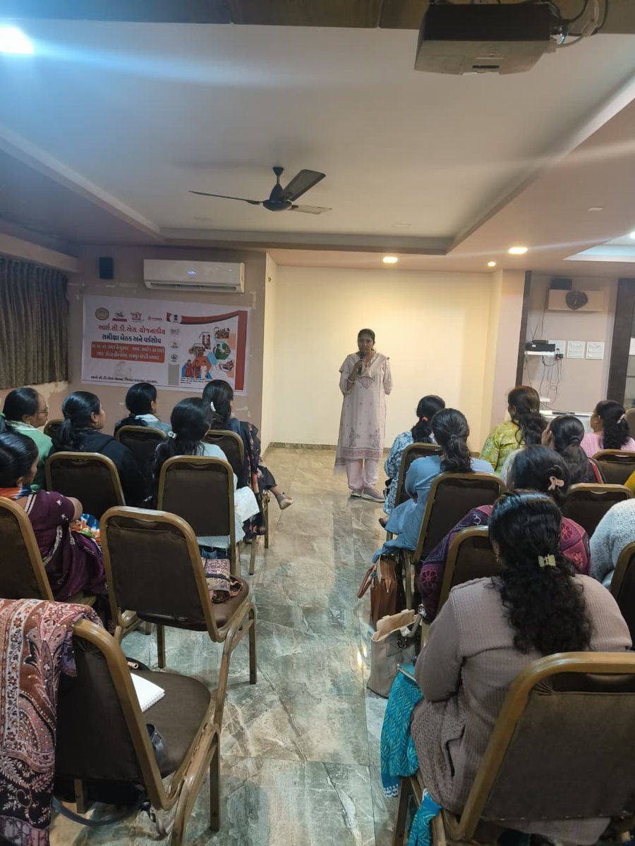 જિલ્લાને કુપોષણ મુક્ત કરવાં પોષણ સંગમ અંતર્ગત કરવામાં આવતી કામગીરી તેમજ યોજનાકીય કામગીરી અંગે રિવ્યુ મિટિંગ કમ વર્કશોપનું યોજાયેલ હતો. જેમાં  સીડીપીઓશ્રી, મુખ્યસેવિકા, તેમજ આઉટસોર્સ સ્ટાફ(NNM BC, PSE, BNM) હાજર રહેલ હતા.
<a href="/WCDGujarat/">Women & Child Development, Govt of Gujarat</a> 
<a href="/collectorvalsad/">Collector Valsad</a> 
<a href="/DdoValsad/">DDO Valsad</a> 
<a href="/InfoValsadGoG/">Info Valsad GoG</a>