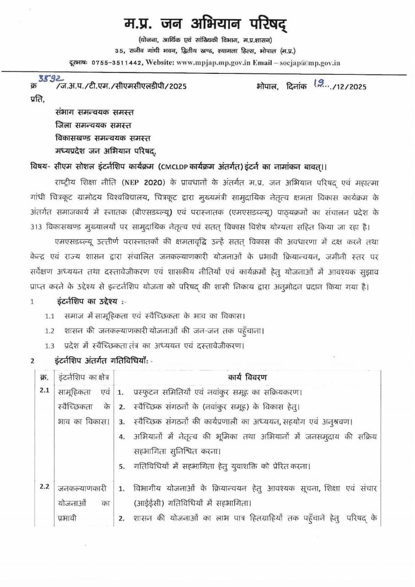 मध्यप्रदेश में 9300 जनसेवा मित्रों को बिना सूचना हटाना प्रशासनिक अन्याय ही नहीं, बल्कि युवाओं और समाज में भरोसा खत्म करने वाला कदम है। ये वही लोग हैं जिन्होंने ग्रामीण और शहरी क्षेत्रों में योजनाओं को धरातल तक पहुँचाने, जनजागरूकता बढ़ाने और सामाजिक समस्याओं का समाधान करने में