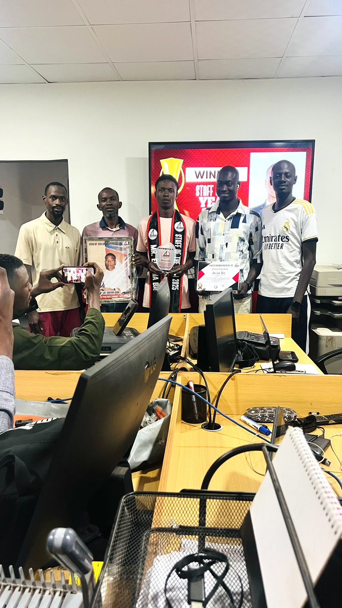 Celebrating excellence, dedication, and outstanding performance throughout the year. Your hard work continues to raise the bar and inspire the entire team.
In recognition of exceptional commitment and impact. Congratulations to Ebrima Bah, Staff of the Year 2025.
