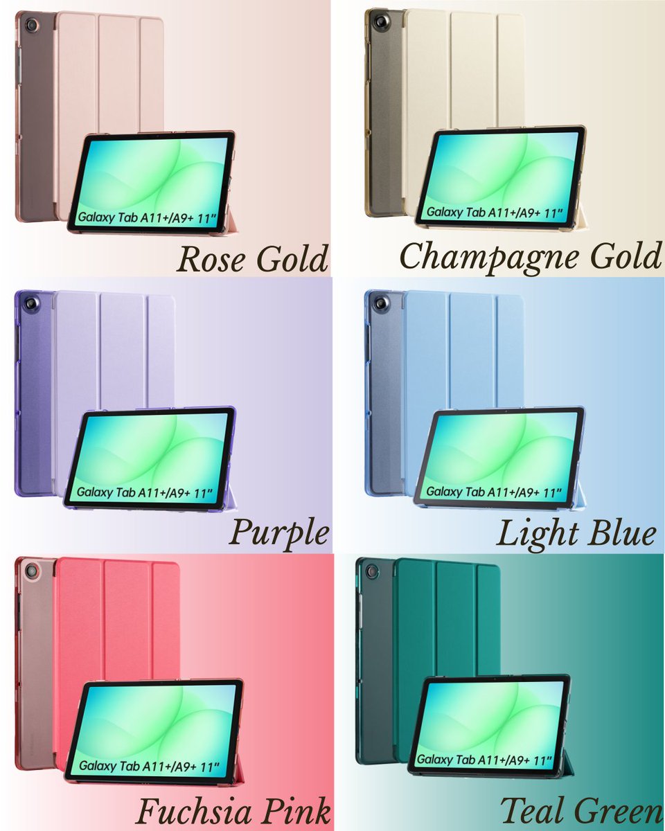 cobakcase's tweet image. If your Samsung Tablet is with you every day, it should look good every day. ✨
So we made it in all these colors.

Which one are you picking? 👇
💬 Comment your favorite color
Follow us for more Samsung case drops
#cobakcase #ipadcase #Samsunga11 #beautycase #girlcase #girlstyle