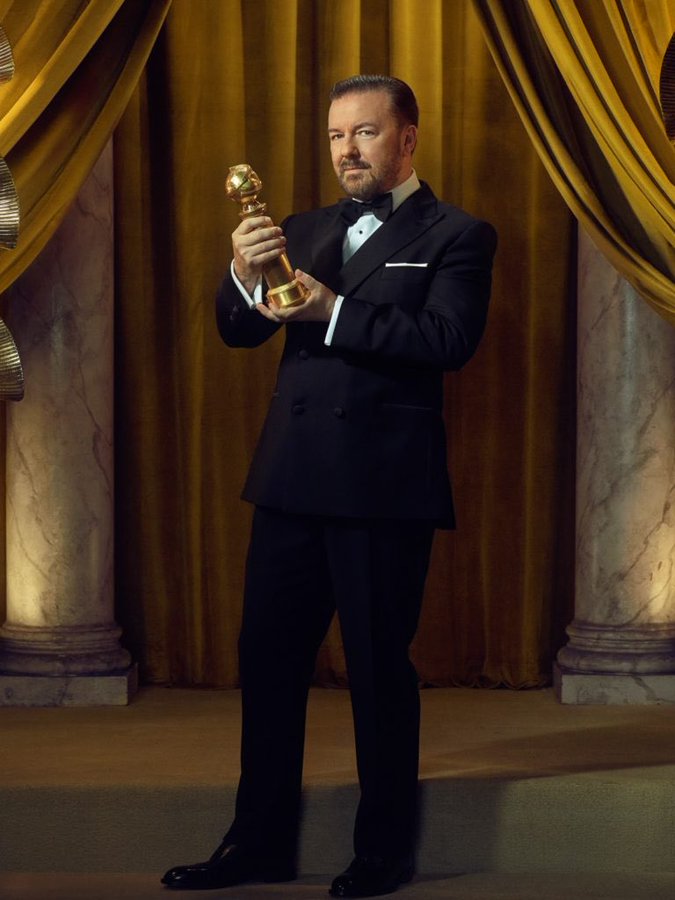 rickygervais's tweet image. I fucking won. Again.