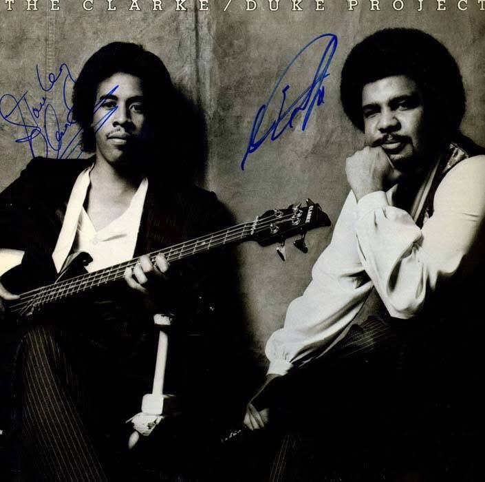 myRockworld memorabilia: Stanley Clarke and George Duke - Album The Clarke/Duke Project - 1981 - Vinyl - fully signed by Stanley Clarke and George Duke R.I.P. 

Happy Birthday George Duke R.I.P.