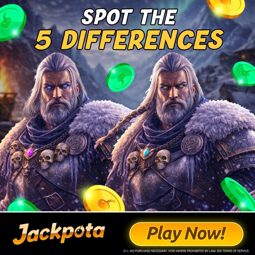SPOT THE 5 DIFFERENCES! 🧩❄️
Think you’ve got a sharp eye? 👀
It’s time to spot the differences and prove your skills!
👇 Comment once you’ve found all 5 differences:
🎉 Prizes:
5 lucky winners will win 40,000 GC + 20 Free SC!
⏰ Competition ends January 20 at 11:59 PM PT
🏆