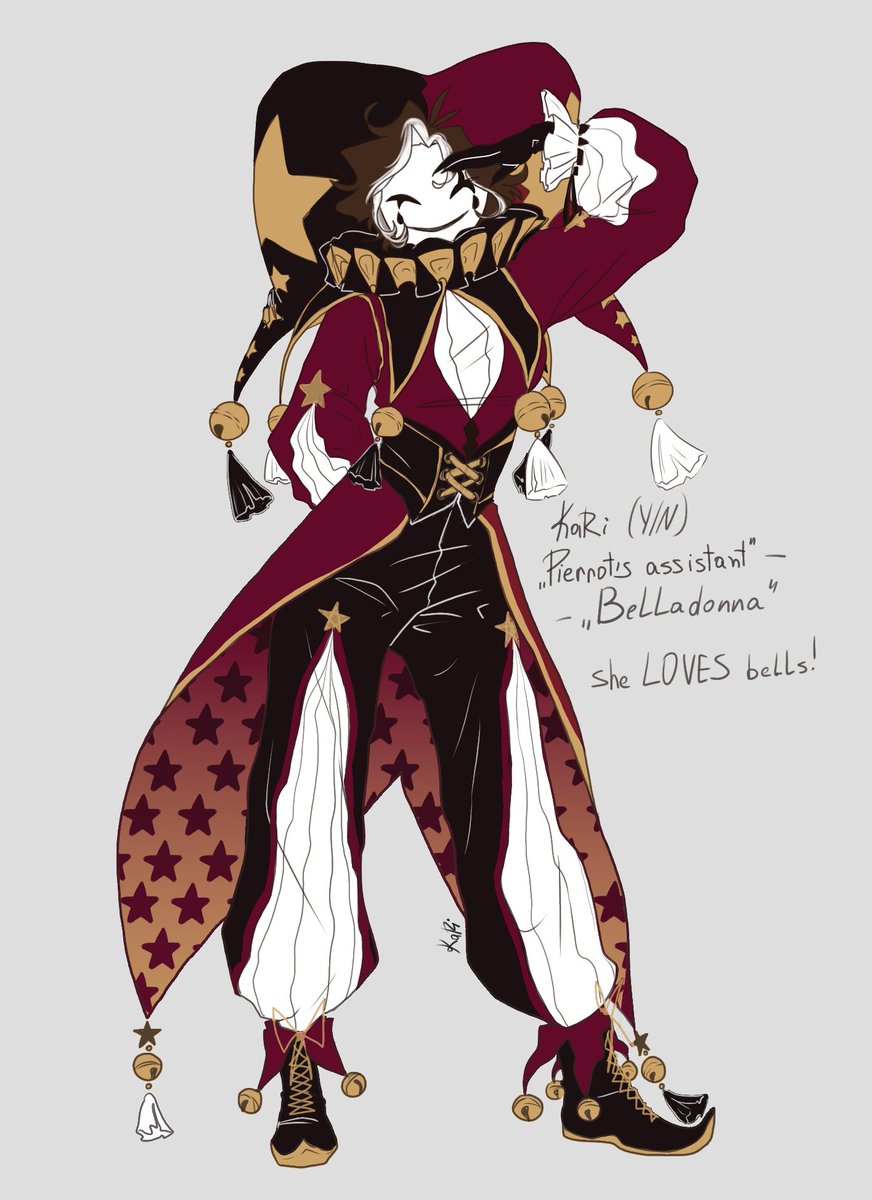 KariAbsent's tweet image. I was thinking about creating an OC for the circus, and the ideas led me to the "what if I were the MC" plot.(yeah, basic ig)
There are a lot of things that need to be fleshed out, but I'll show you the basic concept.
#thefreakcircus #tfcpierrot #thefreakcircus #thefreakcircusoc