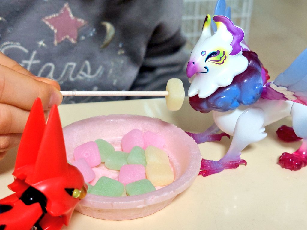 色がきれい〜✨️仲間が増えたよー！
#姫鷲獅