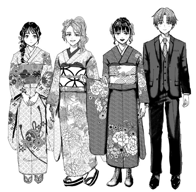 次回作キャラ表!
季節感を感じる近日の公開となるべく、現在頑張って制作中です💪 