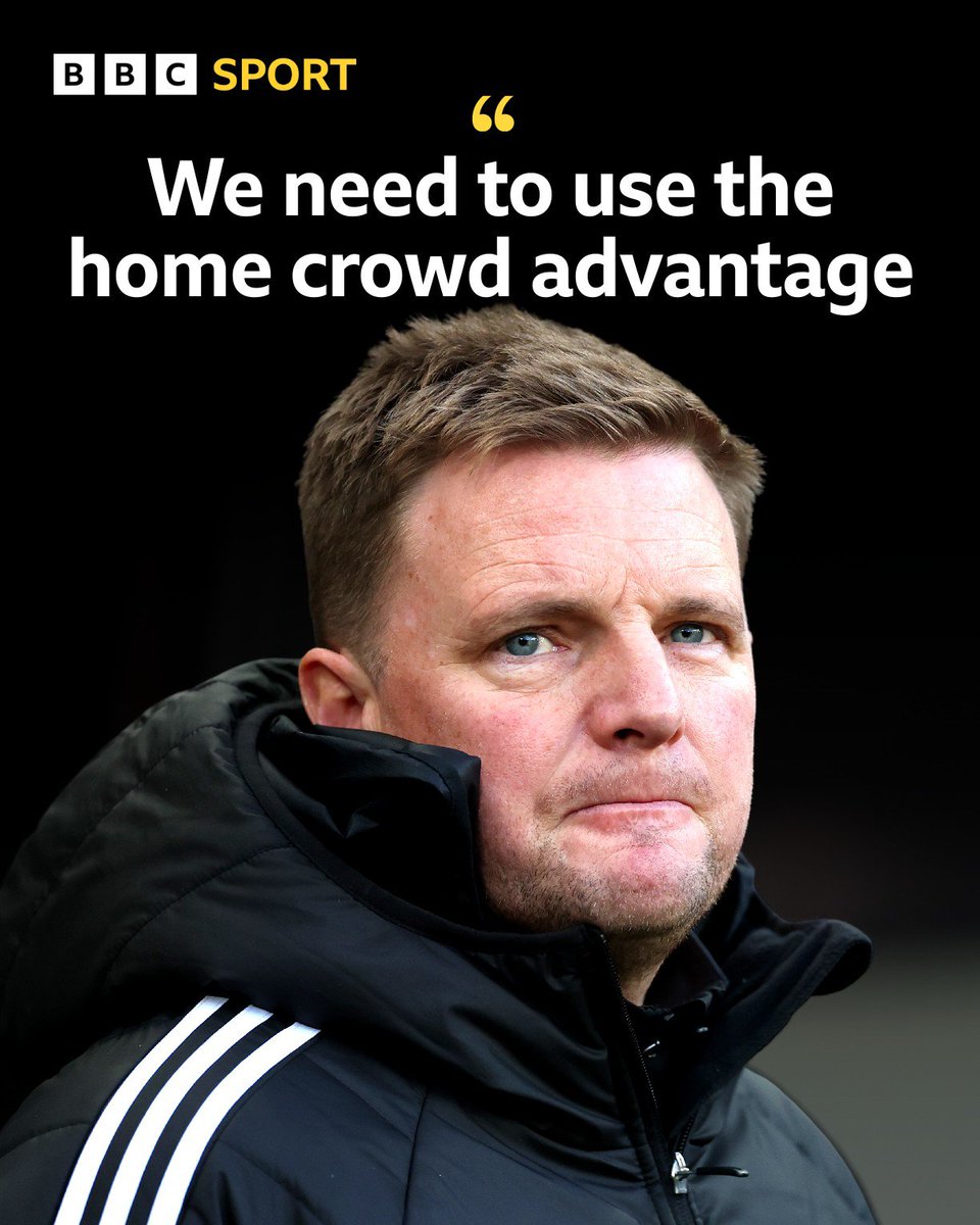 🗣️ Eddie Howe gives Tino injury update and says Pep will "tactically have something ready for us" ahead of Carabao Cup semi-final.

🔊 Hear his full interview here: bbc.in/4qTdBt0

🖤 #NUFC | @Raisbeck10 | <a href="/NishaJoshi87/">Nisha Joshi</a>