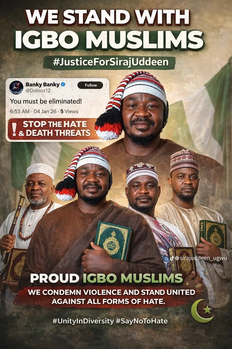 If this threat was from a Muslim, especially a Northern Muslim, the security would've found a way to arrest people. It's clear there's a double standard at play, where's the secular Nigeria?