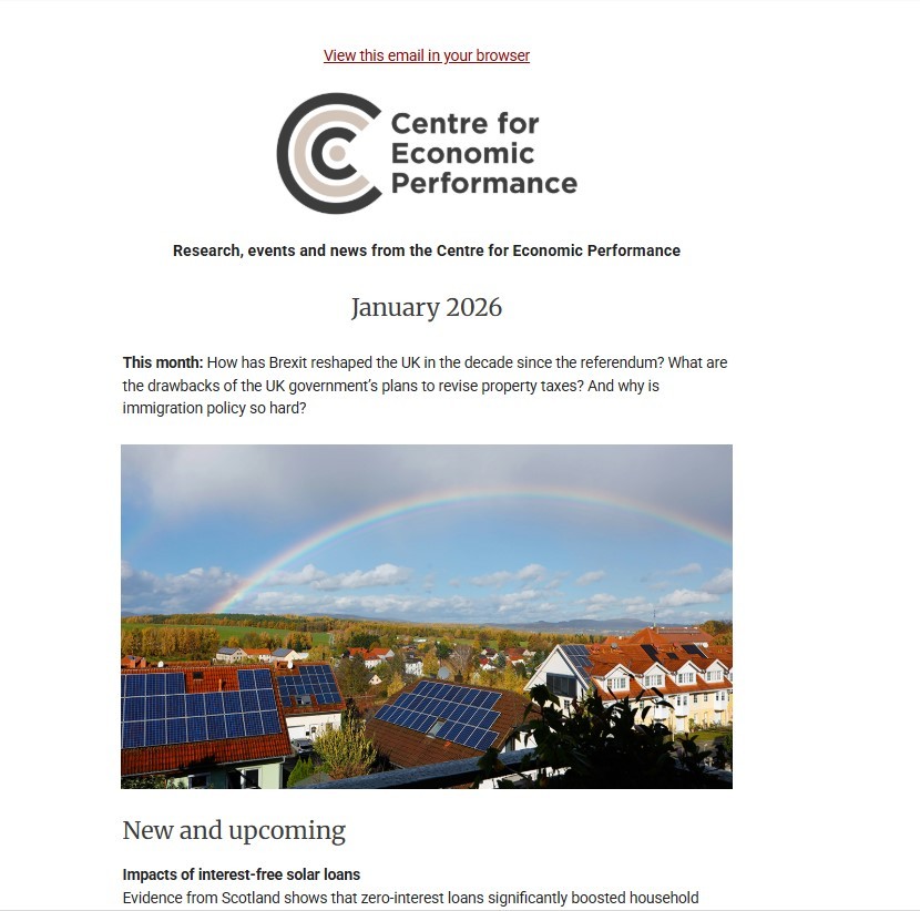 Centre for Economic Performance tweet media