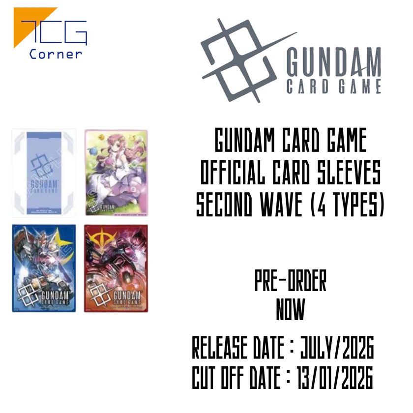 gundam tcg official card sleeves Gundam Card Game Official Sleeves main image 0