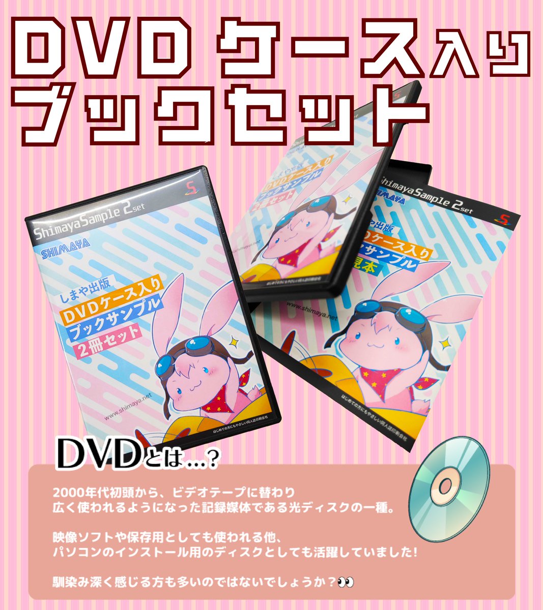 DVDケース入りブックセット】 DVDケースの中に同人誌⁉️ DVDケースに