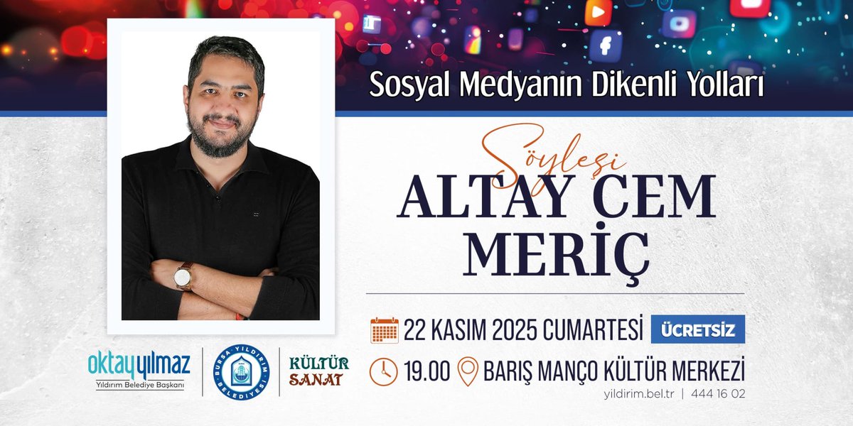 CanKemal418's tweet photo. @reaxrage Altay Cem Meriç DAŞ mı yesin❓

Bazıları "Altay Cem Meriç iktidarı neden eleştirmiyor?" diye soruyor. Eğer ACM iktidarı eleştirirse, AKP Belediyeleri ACM için şu söyleşi programlarını düzenler mi? ACM bu durumda para kazanabilir mi?

Ne yapsın ACM? Aç mı kalsın? DAŞ mı yesin? https://t.co/jiz0K1BNuj