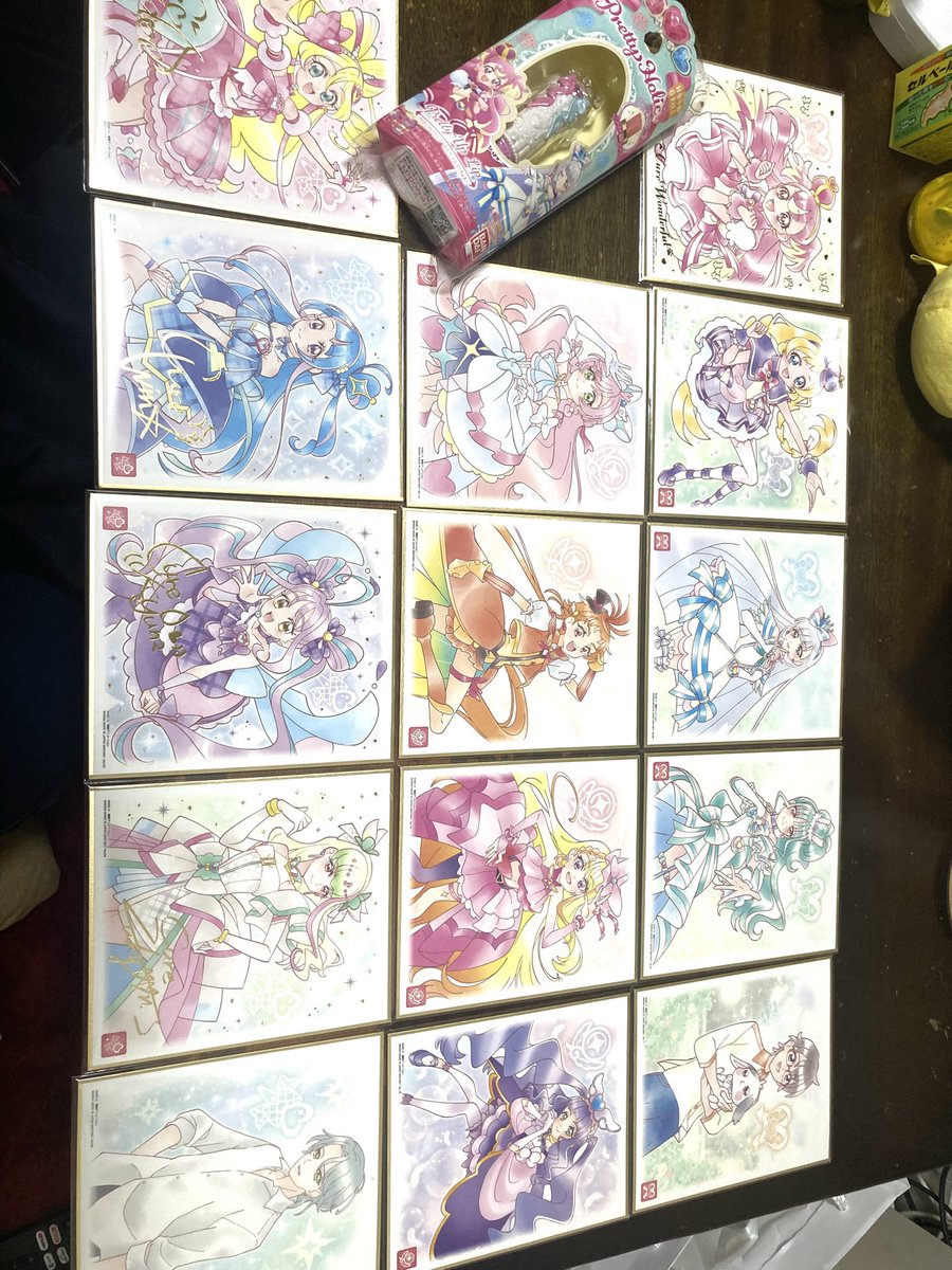 バラ売り可！　色紙 色紙1BOX＋バラ4枚買った結果！ ダブりなくかつワンダフルを引けたから