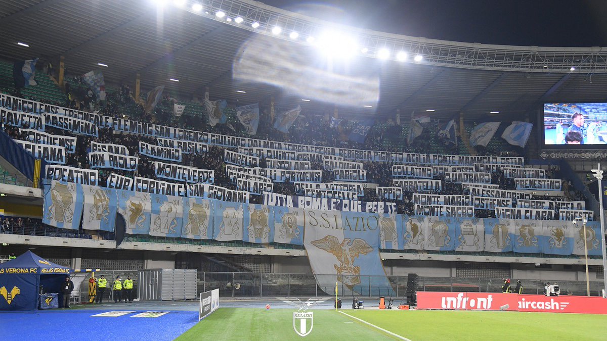 thecasualultra's tweet image. Lazio away at Verona yesterday!