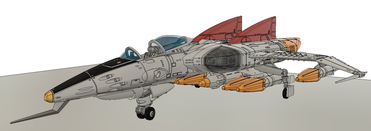 ワンフェスにて販売する1/72一式空間戦闘攻撃機コスモタイガーⅡ
一応下記のパターンの武装配置ができます！
#宇宙戦艦ヤマト
#WF2026冬 
#コスモタイガー2