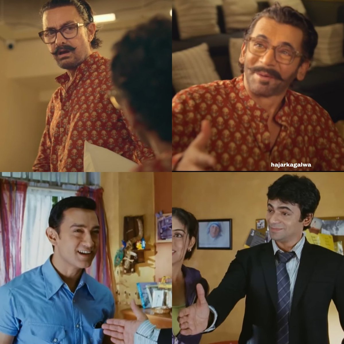 hajarkagalwa's tweet image. from doing a small side role in an aamir khan film to collaborating with aamir khan for promotion, sunil grover has come a long way