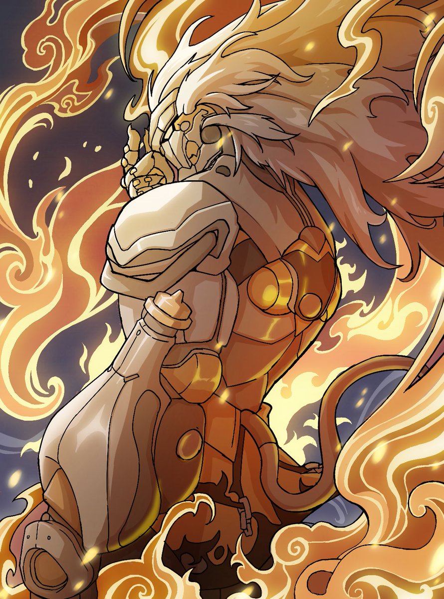 [ZZZ]
般岳真的是許久沒看到這麼喜歡的角色了
去年卡池開之前就想畫的結果各種忙凹到現在才搞定
（大概因為沒產出祭品還狂吃大保）
我就爛👍

 #Banyue #盤岳 #ばんがく