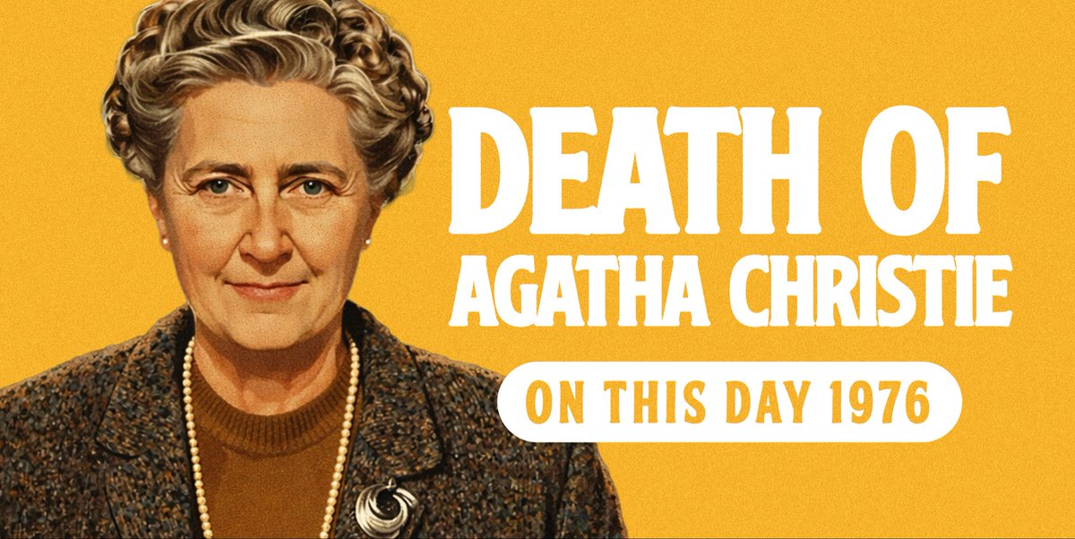 #OnThisDay, we remember #AgathaChristie, who produced some of the most enduring stories ever written. Born in Devon, she became the world’s best-selling novelist, crafting mysteries where truth was uncovered and nothing was ever as it seemed.

More @ stevelee.uk/blog/