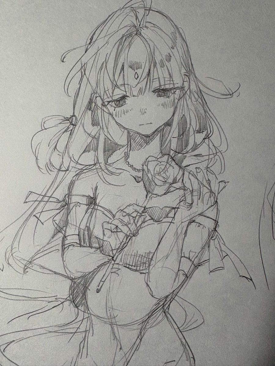 ちょっとこのアナログ絵ヤバ美しいすぎない…？いつ書いたんや