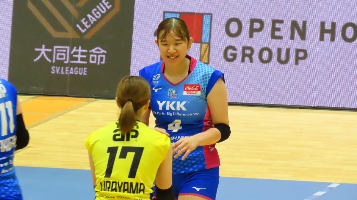 安田選手。 （2026.1.11 黒部市総合体育センター） #安田美南 #KUROBE