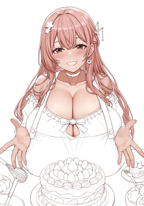 ロゼちゃんの誕生日イラスト途中🍩 