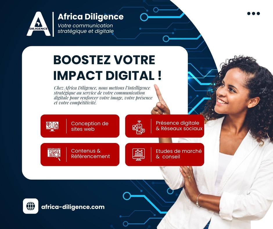 AfricaDiligence's tweet photo. 🚀 Boostez votre impact digital en 2026 !

📩 Contactez-nous.
🌐 https://t.co/AqSjgdEaay

#AfricaDiligence #Digital2026 #SiteWeb #MarketingDigital #BusinessAfrique https://t.co/nP3mk6vnpB