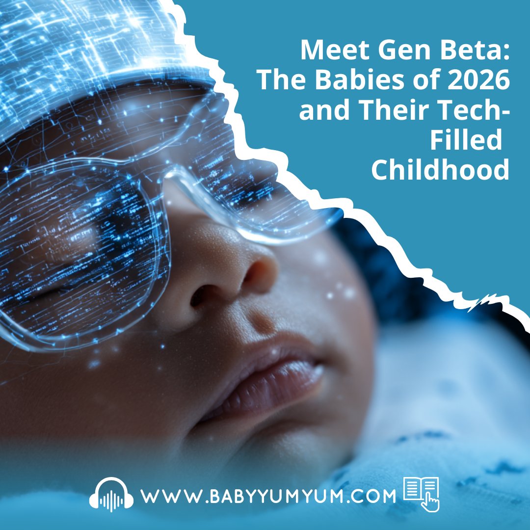BabyYumYumSA's tweet photo. ๐ Meet Gen Beta!
The babies of 2026 are stepping into a digital, connected world like no other.
Parents, itโs time to prepare for the future today!
Read more here: https://t.co/28P3S0YQiP
#BabyYumYum #BYY #GenBeta #2026Babies #DigitalChildhood #ParentingInTheFuture #BabyYumYum