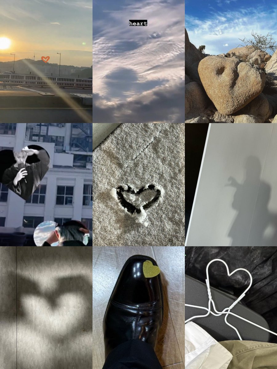 anythingforlmk's tweet image. Mark always sending everything that reminds him of a heart shape

♡