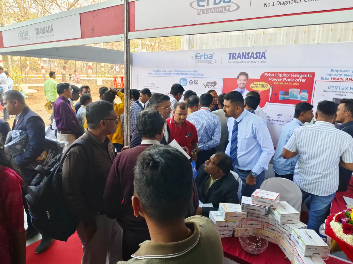 Transasia_1's tweet image. We thank the Association of Clinical Laboratory Analysts and Practitioners, Maharashtra, for hosting a well-organized and impactful ACLAP 2026 State-Level Annual Conference, held in Kolhapur. 

#ACLAP2026 #ClinicalDiagnostics #LaboratoryMedicine
