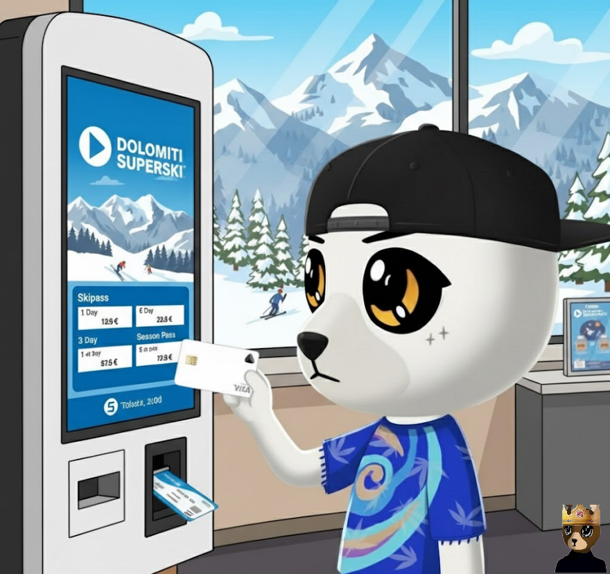 Gm Polars, ready for ski week?

I just bought my skipass from <a href="/mydolomiti/">Dolomiti Superski & Dolomiti Supersummer</a> with my $AVICI card 💳

<a href="/AviciMoney/">Avici</a> is a neobank, your smart solution for spending your crypto on everyday purchases!

#AVICI #NEOBANK