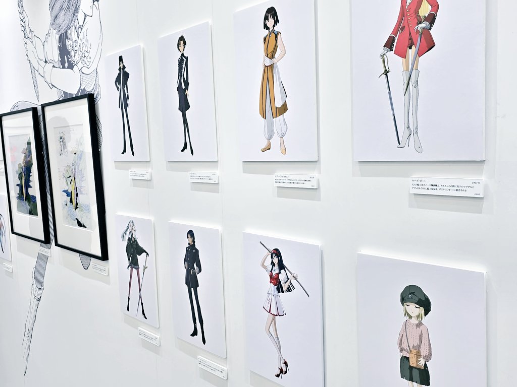 運良く誰も居なかったのでパチリ📱
#永野護デザイン展
#永野護
#FSS_jp