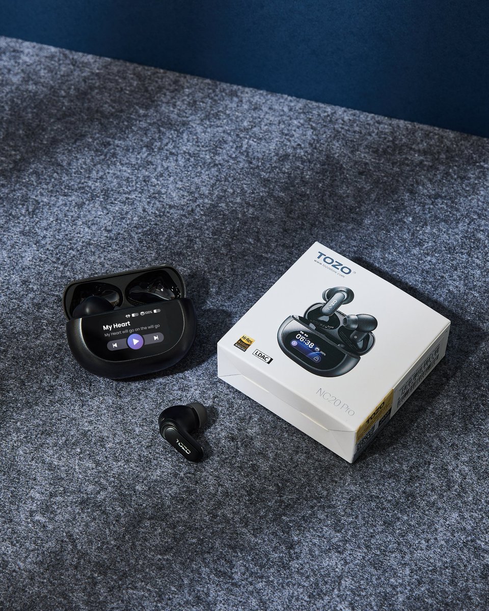 TOZO_OFFICIAL's tweet image. 🎧✨ Just unboxed the TOZO earbuds and I’m already obsessed! The sleek design, crystal-clear sound, and long battery life are perfect for my on-the-go lifestyle. Whether I’m working or relaxing, these are a game-changer! 

#TOZO #NC20Pro #Soundvibes #Earbuds #TechLovers