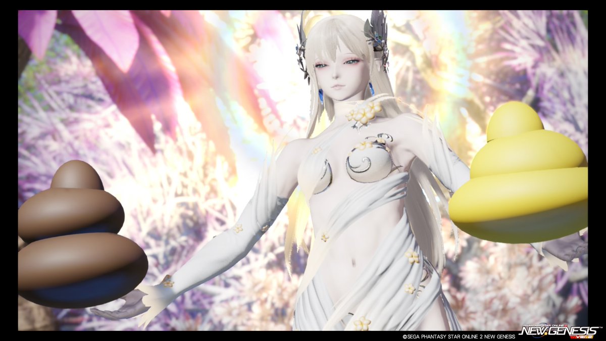 泉の女神様😇
あなたが落としたのは金のうんこですか？
それとも普通のうんこですか？