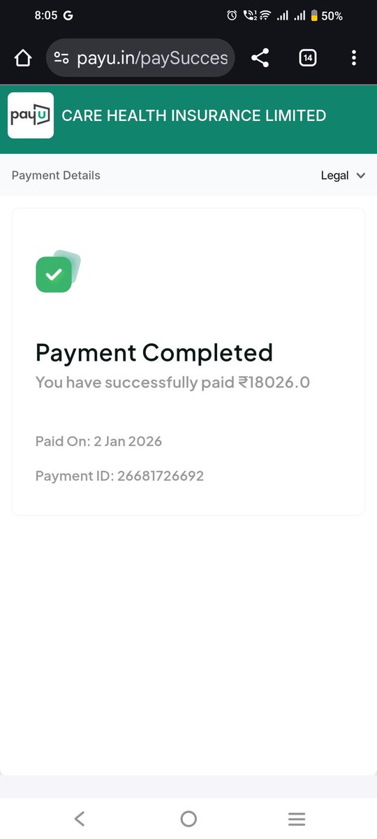 ManishSing15692's tweet photo. @FinMinIndia @DFS_India @careinsuranceIN Money taken for renewal, KYC submitted, Ombudsman order passed—yet no policy document even after 40 days. This is not a service failure, it raises the suspicion of cheating. Resolve now or I proceed with legal and police remedies. https://t.co/JJNai3e9Ux