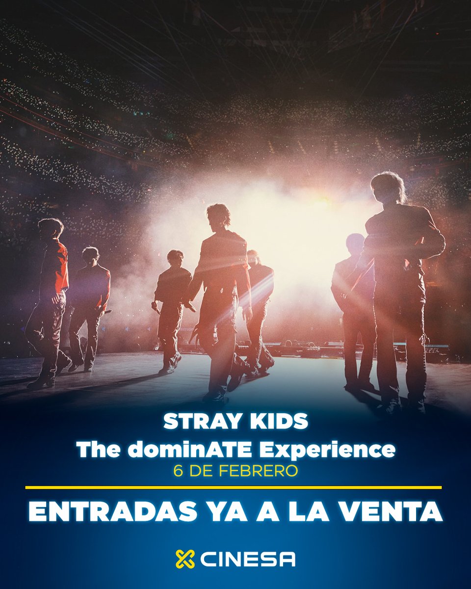 Nos lo pedíais y aquí lo tenéis: #StrayKids llegan a #Cinesa.
También en nuestras salas #Imax y #ScreenX para que vivas una experiencia 100% de cine ✨

Consigue tus entradas 👉 cinesa.es/peliculas/stra…