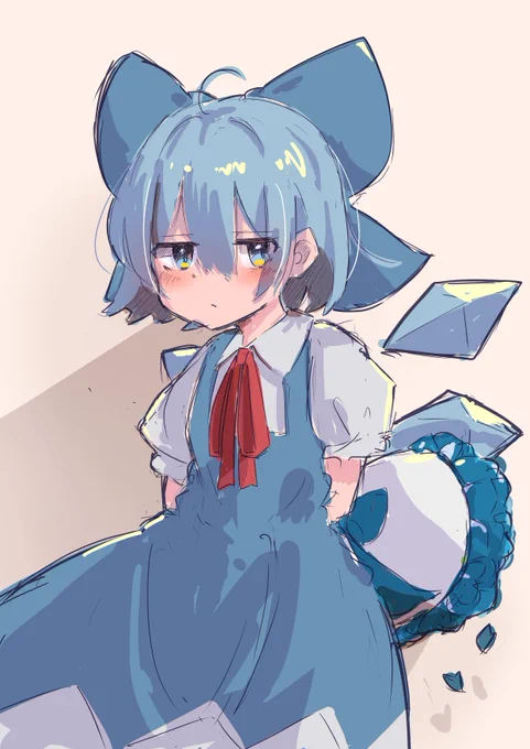 チルノ!! #イラスト #illustration #東方Project