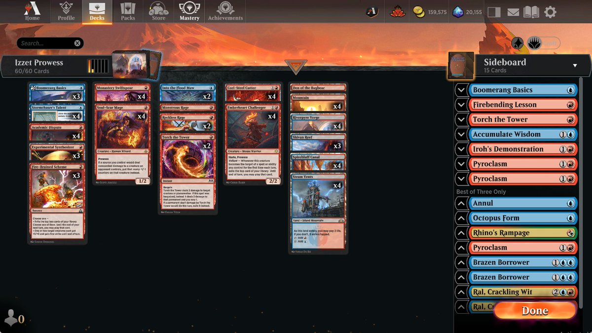 mincho_HS's tweet photo. Decklist btw, lost against 2 UW control, think I overestimated that matchup, and 1 mirror over the weekend https://t.co/j7uUU30QNx
