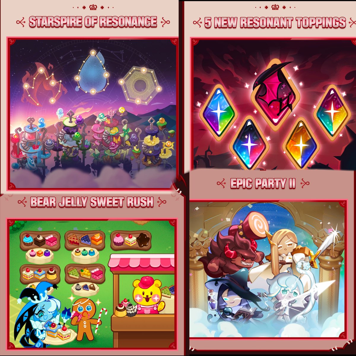 Kenzo91023's tweet photo. Guess what event that comeback i guess #Cookierunkingdom #CrkUpdate https://t.co/mX7YSZ2Tgr
