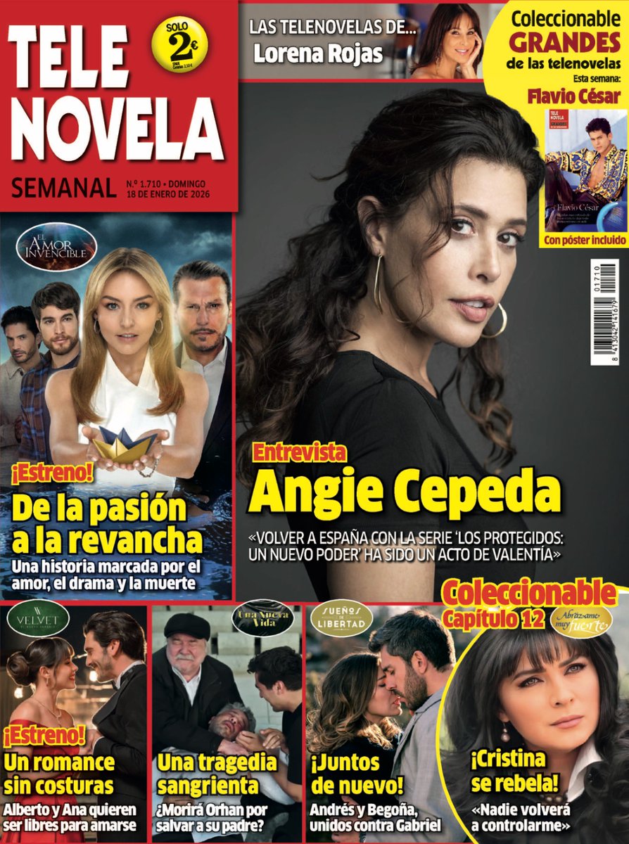 Esta semana en #Telenovela:

- Entrevista a <a href="/angiecepedaj/">angie cepeda.</a> sobre el futuro de #LosProtegidosUnNuevoPoder.

- Estreno de 'Velvelt' y 'El amor invencible'.

- Reportaje sobre #HermanasUnAmorCompartido.

- Lo último de #CanYaman y mucho más.